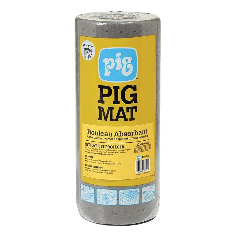 Absorbant pig mat très résistant avec 8 couches 100% polypropylène capacité 12,5l 60 formats précoupés de 25x38cm. pour tous vos besoins en quincaillerie, faites confiance à materiel.ci - Côte d'Ivoire, votre boutique en ligne en Côte d'Ivoire. un large choix de produits disponibles à portée de clic.