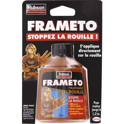 Antirouille frameto flacon90ml. materiel.ci - Côte d'Ivoire offre une solution pratique et efficace pour tous vos besoins en quincaillerie en Côte d'Ivoire. explorez notre sélection en ligne et bénéficiez d'un service rapide.