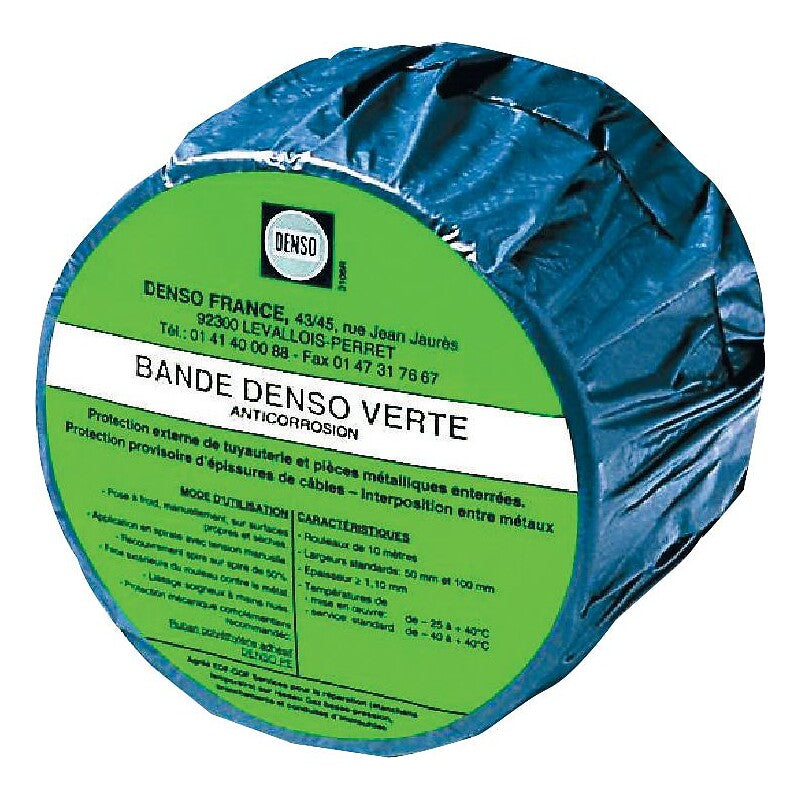 Bande denso verte largeur 100 mm longueur 10 m. explorez materiel.ci - Côte d'Ivoire, la boutique en ligne de quincaillerie de choix en Côte d'Ivoire. des outils aux matériaux de construction, nous avons tout ce qu'il vous faut.