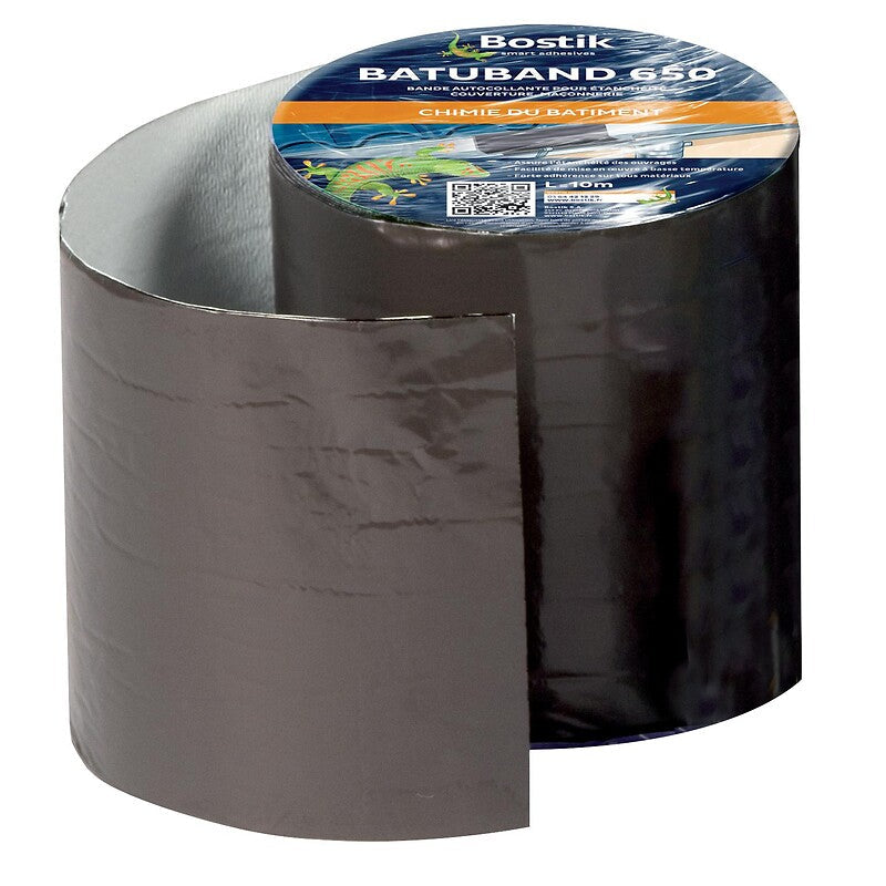 Bandes d'étanchéité autocollantes batuband 650 coloris gris, rouleau de 10 mètres largeur 10 cm. avec materiel.ci - Côte d'Ivoire, accédez à une quincaillerie de qualité sans quitter votre domicile en Côte d'Ivoire. une expérience d'achat en ligne simple et sécurisée.