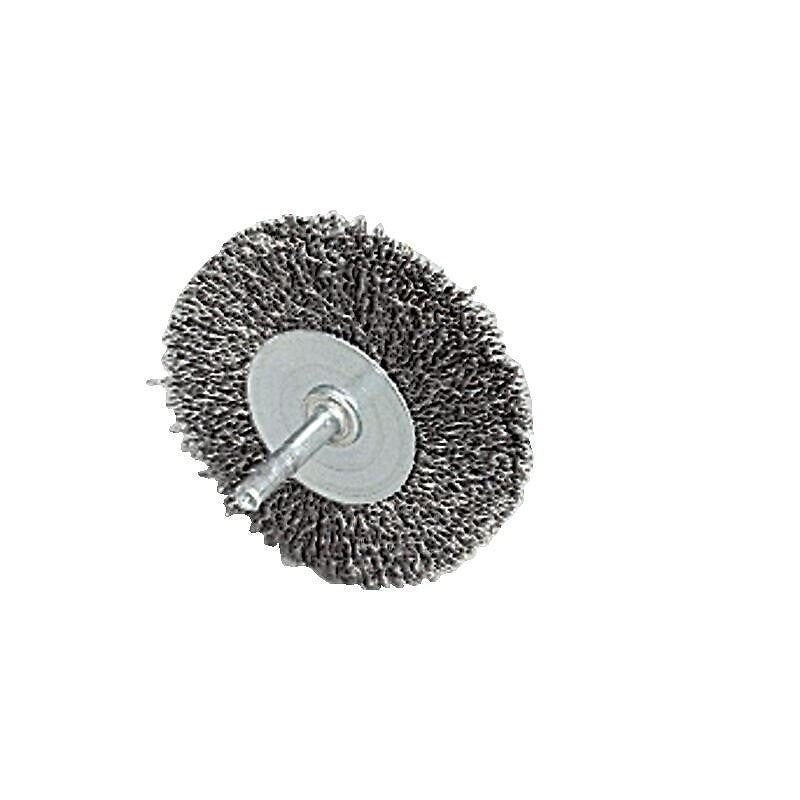 Brosse sur tige acier diamètre 75 mm fil diamètre 0,2 mm fil longueur 12 mm. materiel.ci - Côte d'Ivoire est votre boutique en ligne de référence pour tous vos besoins en quincaillerie en Côte d'Ivoire. découvrez une large gamme de produits de qualité pour vos projets de construction et de rénovation.