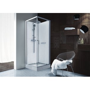 Cabine carré kara 90 cm, porte pivotante, verre transparent avantage, fond blanc réf. l11ka8c0401. pour tous vos besoins en quincaillerie, faites confiance à materiel.ci - Côte d'Ivoire, votre boutique en ligne en Côte d'Ivoire. un large choix de produits disponibles à portée de clic.