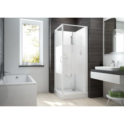 Cabine de douche izi box 2 carrée 80 cm porte pivotante en verre sérigraphié réf. l11izbp00801. materiel.ci - Côte d'Ivoire, la boutique en ligne de choix pour des solutions de quincaillerie robustes en Côte d'Ivoire. explorez notre catalogue complet pour tous vos besoins.