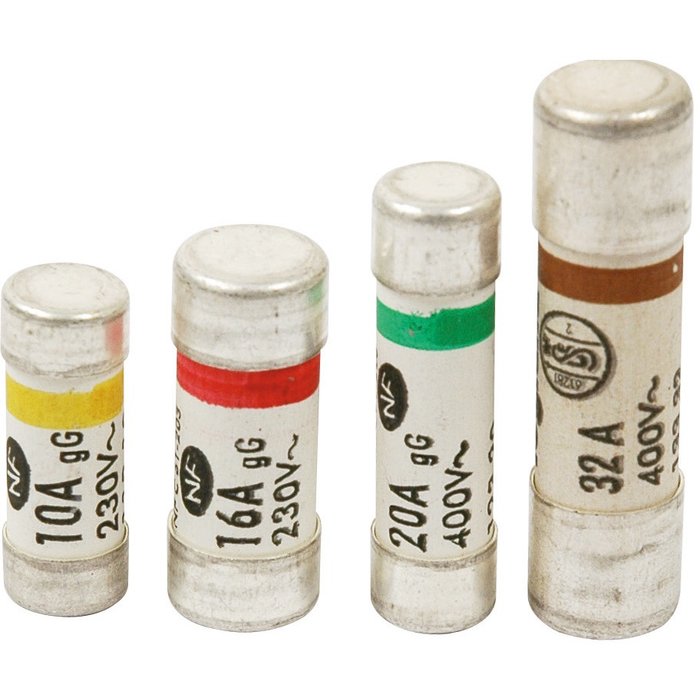 Cartouche domestique cylindrique - 8,5x23 mm - avec voyant - 10 a - ref.011410. pour des achats de quincaillerie en toute simplicité, choisissez materiel.ci - Côte d'Ivoire, votre boutique en ligne en Côte d'Ivoire. un service rapide et des produits de qualité.