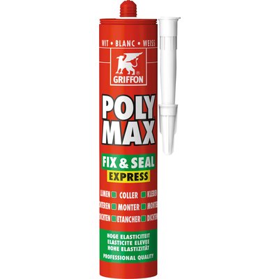 Colle de mastic poly max fix & seal express blanc de 435g. materiel.ci - Côte d'Ivoire, votre boutique en ligne pour une quincaillerie de qualité en Côte d'Ivoire. accédez facilement à une gamme variée d'outils et de matériaux.