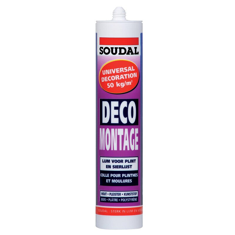 Colle mastic acrylique déco montage cartouche de 300 ml. materiel.ci - Côte d'Ivoire, votre destination en ligne pour tout ce qui concerne la quincaillerie en Côte d'Ivoire. achetez des outils et des matériaux de haute qualité sans quitter votre maison.