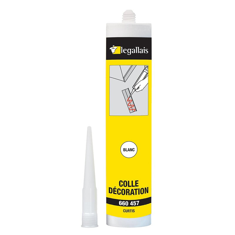 Colle mastic curtis déco 310 ml. materiel.ci - Côte d'Ivoire, votre boutique en ligne pour une quincaillerie de qualité en Côte d'Ivoire. accédez facilement à une gamme variée d'outils et de matériaux.