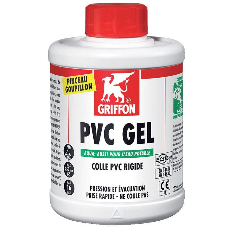 Colle pvc gel aqua pour pvc rigide dans des installations d'évacuation ou sous pression eau potable tube de 125ml. avec materiel.ci - Côte d'Ivoire, achetez des produits de quincaillerie de qualité en ligne en Côte d'Ivoire. bénéficiez de notre service client dédié pour une expérience optimale.