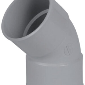Coude mâle-femelle 45° - uct4 - ø 100 mm - pvc gris. materiel.ci - Côte d'Ivoire, la boutique en ligne de choix pour des solutions de quincaillerie robustes en Côte d'Ivoire. explorez notre catalogue complet pour tous vos besoins.