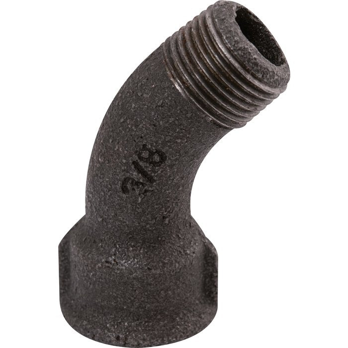 Courbe 45° n° 40 fonte malléable noir mf diamètre : 15x21 réf. 04021003. materiel.ci - Côte d'Ivoire, votre solution en ligne pour des achats de quincaillerie pratiques et fiables en Côte d'Ivoire. un service client dédié et des produits de premier choix vous attendent.