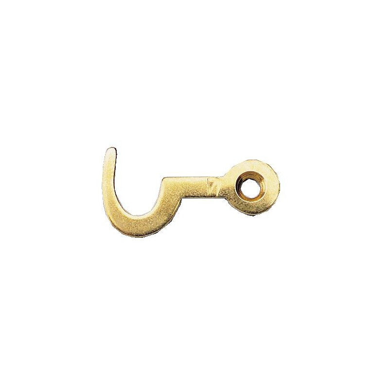 Crochet demi-rond - laiton - longueur 32 mm - gauche - boîte de 2. materiel.ci - Côte d'Ivoire vous facilite la vie avec une boutique en ligne complète pour tous vos besoins en quincaillerie en Côte d'Ivoire. des produits fiables livrés rapidement.