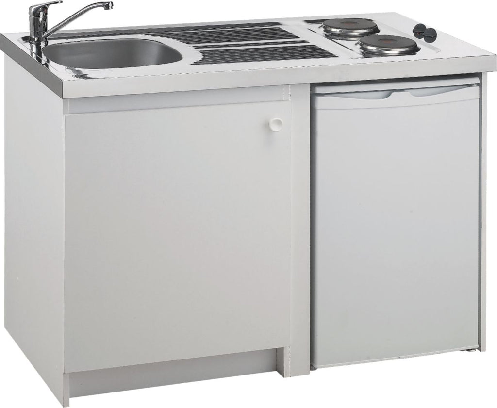 Cuisinette complète, meuble en mélaminé blanc, épaisseur 16 mm, 1 porte, poignée bouton, évier cuisinette référence cpae120 f 00, réfrigérateur référence mrt2048 z 00 - de l'ensemble réf. kpez120f03. pour des achats de quincaillerie en ligne en Côte d'Ivoire, choisissez materiel.ci - Côte d'Ivoire. une vaste sélection de produits de qualité pour tous vos projets.