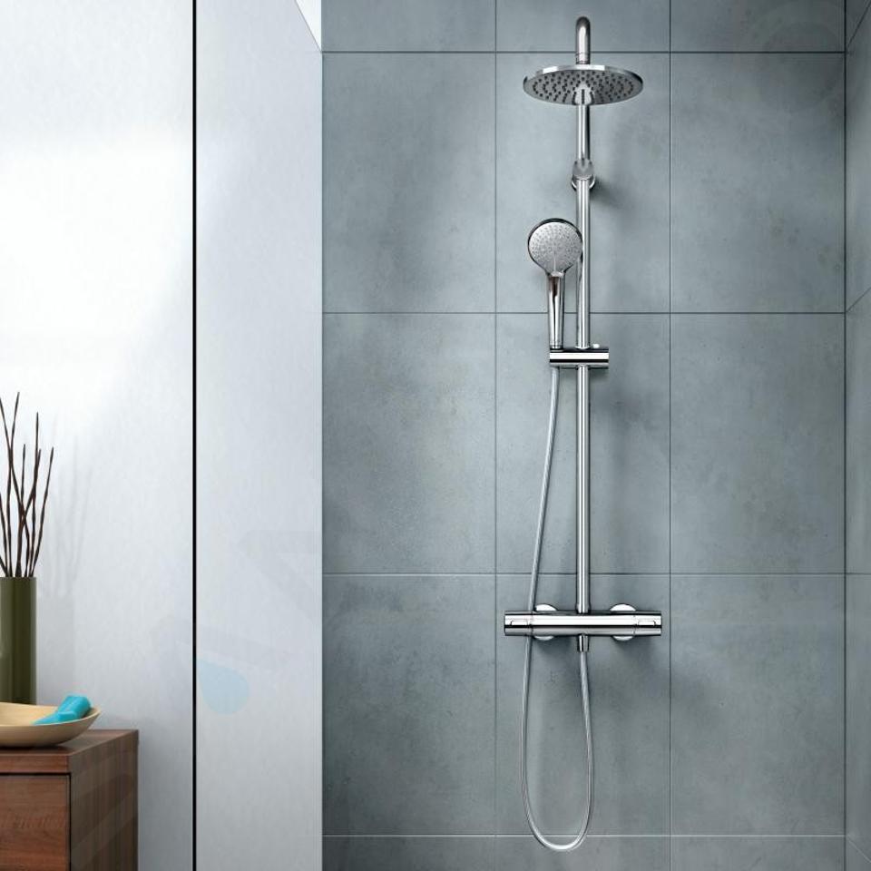 Deal standard idealrain - set de douche 200 avec thermostat, 3 jets, chrome. découvrez materiel.ci - Côte d'Ivoire, votre partenaire en ligne pour des solutions de quincaillerie robustes et durables en Côte d'Ivoire. profitez de notre vaste catalogue de produits à des prix compétitifs.