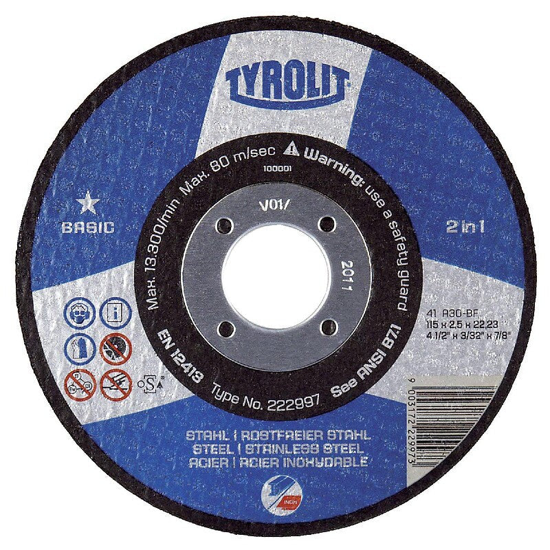 Disque à tronçonner basic moyeu déporte coupe acier/inox ø 230 épaisseur 3 mm alésage 22,2 mm. pour tous vos besoins en quincaillerie, faites confiance à materiel.ci - Côte d'Ivoire, votre boutique en ligne en Côte d'Ivoire. un large choix de produits disponibles à portée de clic.
