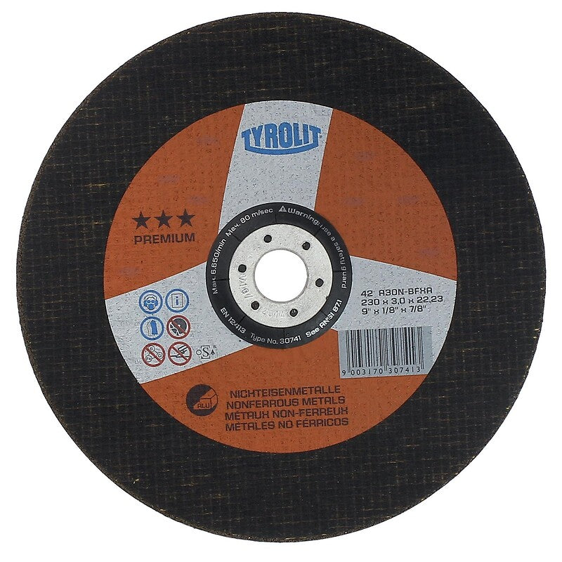 Disque à tronçonner premium moyeu déporté coupe aluminium ø 230 épaisseur 3 mm alésage 22,2 mm. achetez en toute tranquillité avec materiel.ci - Côte d'Ivoire, votre expert en ligne en quincaillerie en Côte d'Ivoire. profitez de produits de haute performance livrés directement chez vous.