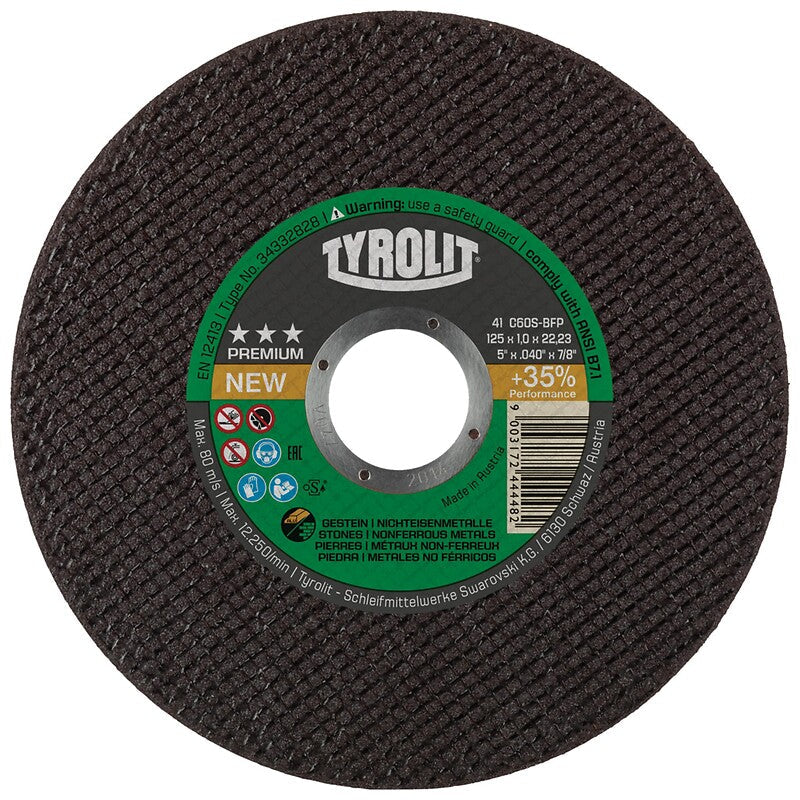 Disque à tronçonner premium moyeu plat coupe métaux non ferreux pierre diamètre 125 mm épaisseur 1 mm alés 22,2 mm. materiel.ci - Côte d'Ivoire, votre destination en ligne pour tout ce qui concerne la quincaillerie en Côte d'Ivoire. achetez des outils et des matériaux de haute qualité sans quitter votre maison.