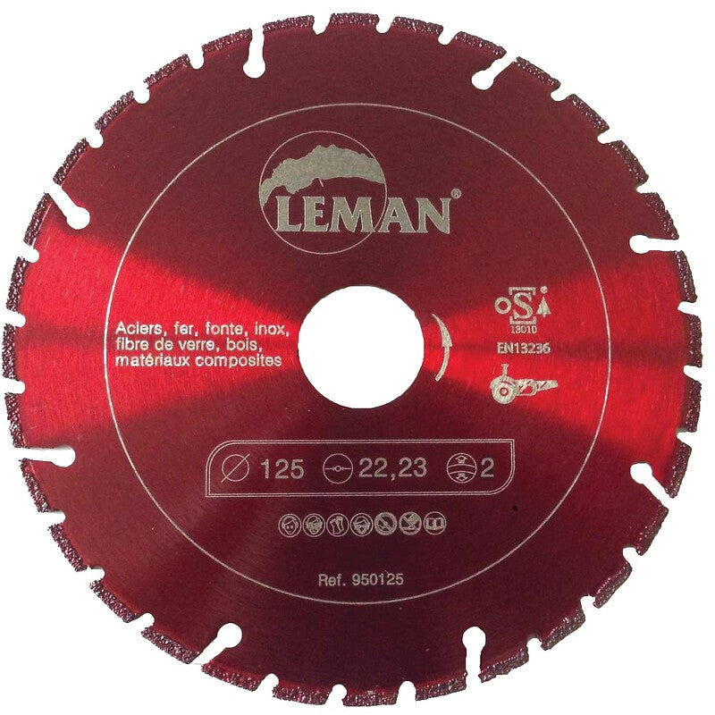 Disque diamant brasé monocouche pour coupes aciers, diamètre 230 mm, alésage 22,23 mm, épaisseur 2 mm. avec materiel.ci - Côte d'Ivoire, achetez votre quincaillerie en ligne en toute confiance en Côte d'Ivoire. découvrez nos produits sélectionnés pour leur qualité et leur performance.