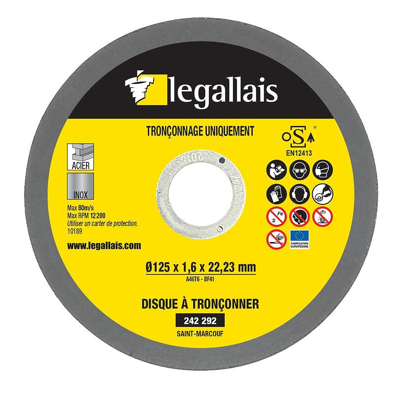 Disques à tronçonner métaux inox plat saint marcouf 230x2x22,23 en boîte de 25. faites de materiel.ci - Côte d'Ivoire votre fournisseur en ligne pour tous vos projets de quincaillerie en Côte d'Ivoire. des produits fiables et un service exceptionnel à votre disposition.