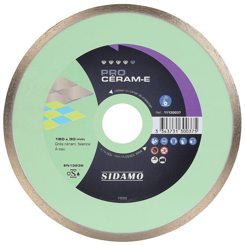 Disques diamants jante continue matériaux de décoration pro céram e diamètre 200 mm, épaisseur 1,6 mm, alésage 30 mm. materiel.ci - Côte d'Ivoire, votre destination en ligne pour tout ce qui concerne la quincaillerie en Côte d'Ivoire. achetez des outils et des matériaux de haute qualité sans quitter votre maison.