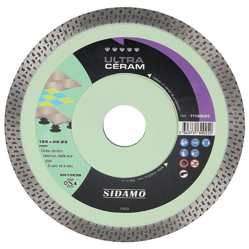 Disques diamants jante continue matériaux de décoration ultra céram diamètre 85 mm, épaisseur 1,4 mm, alésage 22,2 mm. materiel.ci - Côte d'Ivoire simplifie vos achats de quincaillerie avec une boutique en ligne pratique en Côte d'Ivoire. découvrez notre large gamme de produits et commandez en toute sécurité.