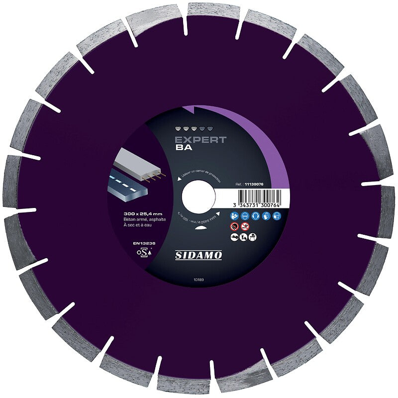 Disques diamants jante segmentée matériaux de construction expert ba diamètre 350 mm, épaisseur 3 mm, alésage 25,4 mm. materiel.ci - Côte d'Ivoire simplifie vos achats de quincaillerie avec une boutique en ligne pratique en Côte d'Ivoire. découvrez notre large gamme de produits et commandez en toute sécurité.