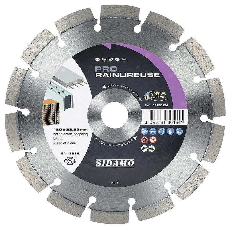 Disques diamants jante segmentée matériaux de construction pro rainureuse diamètre 150mm,épaisseur 2,4mm, alésage 22,2mm. materiel.ci - Côte d'Ivoire est votre boutique en ligne spécialisée en quincaillerie en Côte d'Ivoire. profitez d'une expérience d'achat simple et rapide avec une large gamme de produits de qualité.