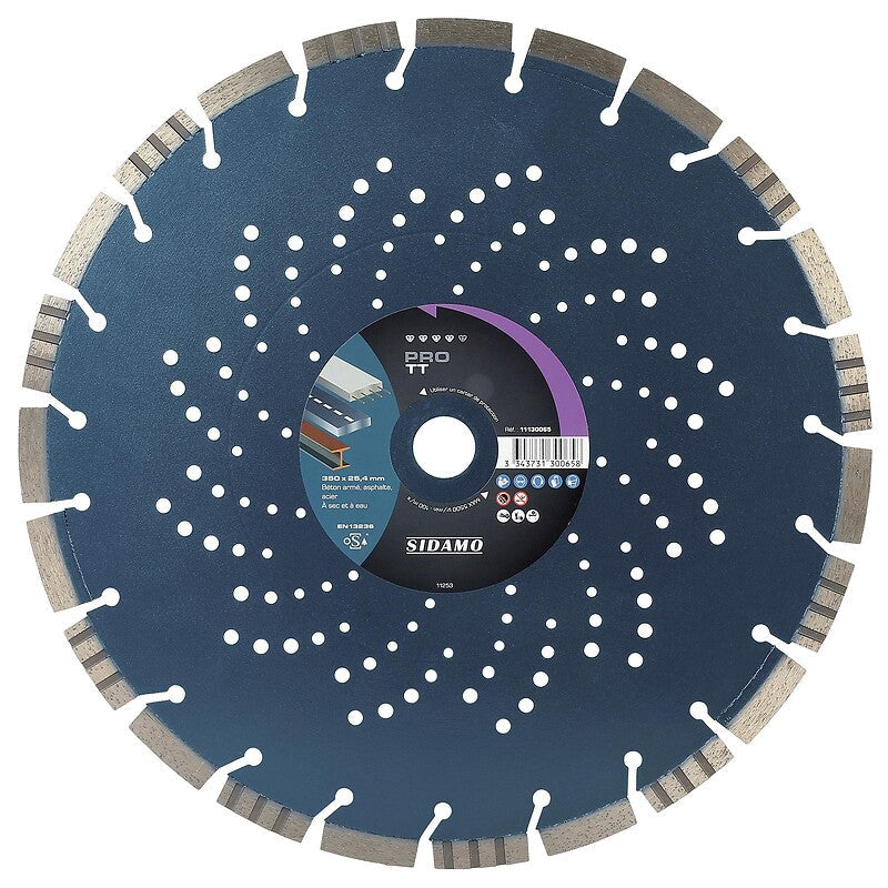 Disques diamants jante segmentée matériaux de construction pro tt diamètre 400 mm, épaisseur 3,2 mm, alésage 25,4 mm. avec materiel.ci - Côte d'Ivoire, achetez votre quincaillerie en ligne en toute confiance en Côte d'Ivoire. découvrez nos produits sélectionnés pour leur qualité et leur performance.
