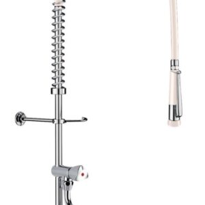Ensemble de prélavage delabie avec mélangeur monotrou et robinet de puisage à bec télescopique, flexible et douchette blancs : réf. g6632. materiel.ci - Côte d'Ivoire vous facilite la vie avec une boutique en ligne complète pour tous vos besoins en quincaillerie en Côte d'Ivoire. des produits fiables livrés rapidement.