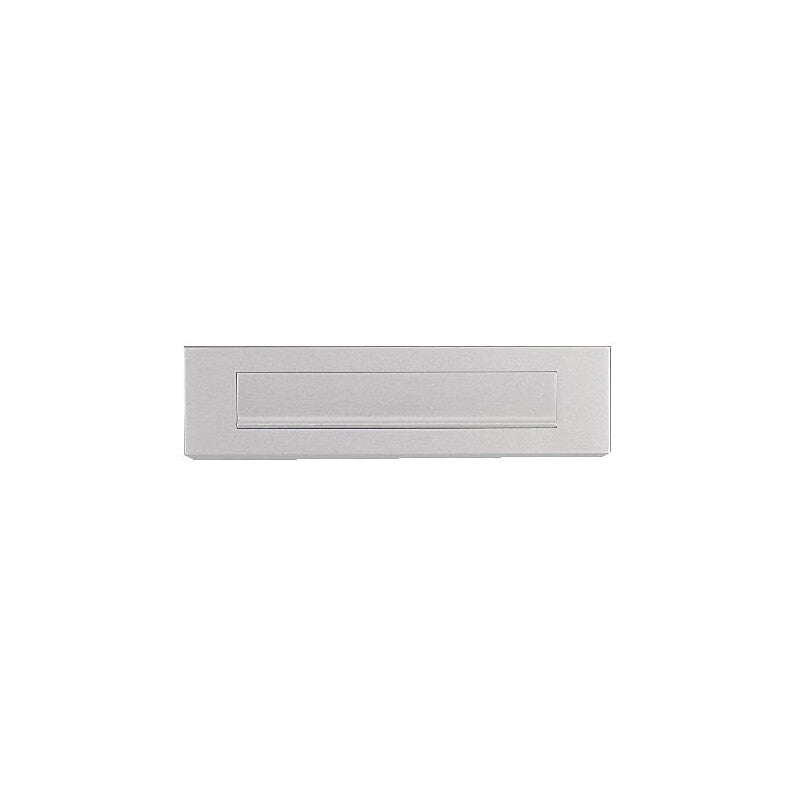 Entrée de boîtes aux lettres en aluminium anodisé finition argent 240 x 65 mm - type 458. avec materiel.ci - Côte d'Ivoire, accédez à une quincaillerie de qualité sans quitter votre domicile en Côte d'Ivoire. une expérience d'achat en ligne simple et sécurisée.