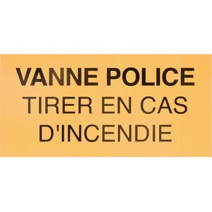 Etiq vanne police. materiel.ci - Côte d'Ivoire, c'est la commodité d'une boutique en ligne avec la qualité d'un service professionnel en Côte d'Ivoire. découvrez notre gamme complète d'outils et de matériaux.