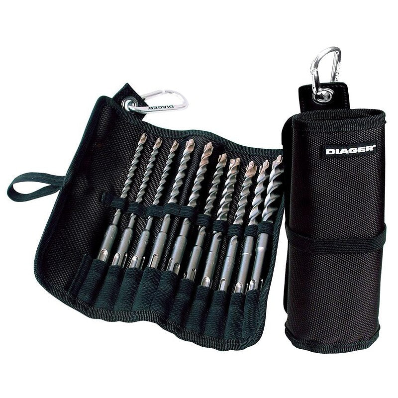 Foret à béton sds+ booster plus en trousse de 10 pièces diamètre 6 à 14 longueur 160 mm. achetez en toute tranquillité avec materiel.ci - Côte d'Ivoire, votre expert en ligne en quincaillerie en Côte d'Ivoire. profitez de produits de haute performance livrés directement chez vous.