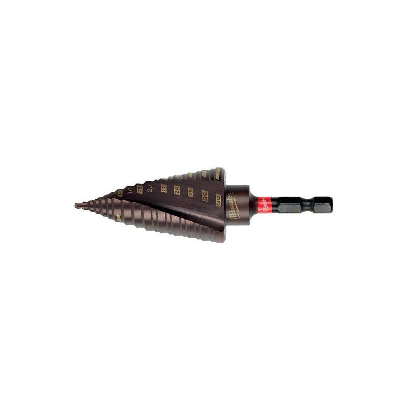 Foret étagé shockwave, 4 à 30 mm. faites de materiel.ci - Côte d'Ivoire votre fournisseur en ligne pour tous vos projets de quincaillerie en Côte d'Ivoire. des produits fiables et un service exceptionnel à votre disposition.