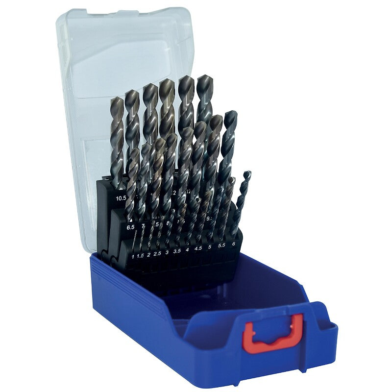 Foret métaux hss queue cylindrique tbx 4f coffret de 25. materiel.ci - Côte d'Ivoire, la boutique en ligne de choix pour des solutions de quincaillerie robustes en Côte d'Ivoire. explorez notre catalogue complet pour tous vos besoins.