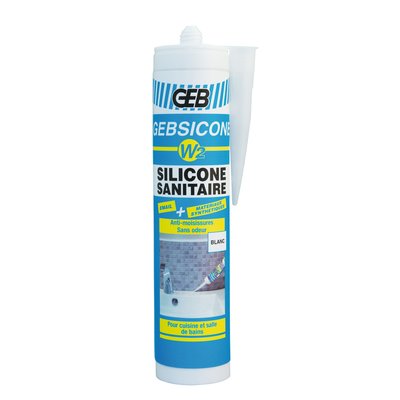 Gebsicone w2 blanc 310ml. pour des produits de quincaillerie de confiance, choisissez materiel.ci - Côte d'Ivoire, votre boutique en ligne en Côte d'Ivoire. commandez facilement et recevez rapidement.