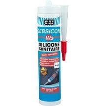Gebsicone w3 mastic 100% silicone d'étanchéité cartouche de 280ml blanc réf 890750. avec materiel.ci - Côte d'Ivoire, accédez à une quincaillerie de qualité sans quitter votre domicile en Côte d'Ivoire. une expérience d'achat en ligne simple et sécurisée.