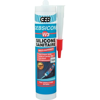 Gebsicone w3 transparent 280ml. materiel.ci - Côte d'Ivoire vous offre la commodité d'une boutique en ligne avec la qualité de produits de quincaillerie fiables en Côte d'Ivoire. commandez et recevez rapidement chez vous.