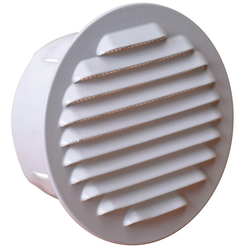 Grille de ventilation extérieure à encastrer ø 120 mm - finition blanc. pour des produits de quincaillerie de confiance, choisissez materiel.ci - Côte d'Ivoire, votre boutique en ligne en Côte d'Ivoire. commandez facilement et recevez rapidement.