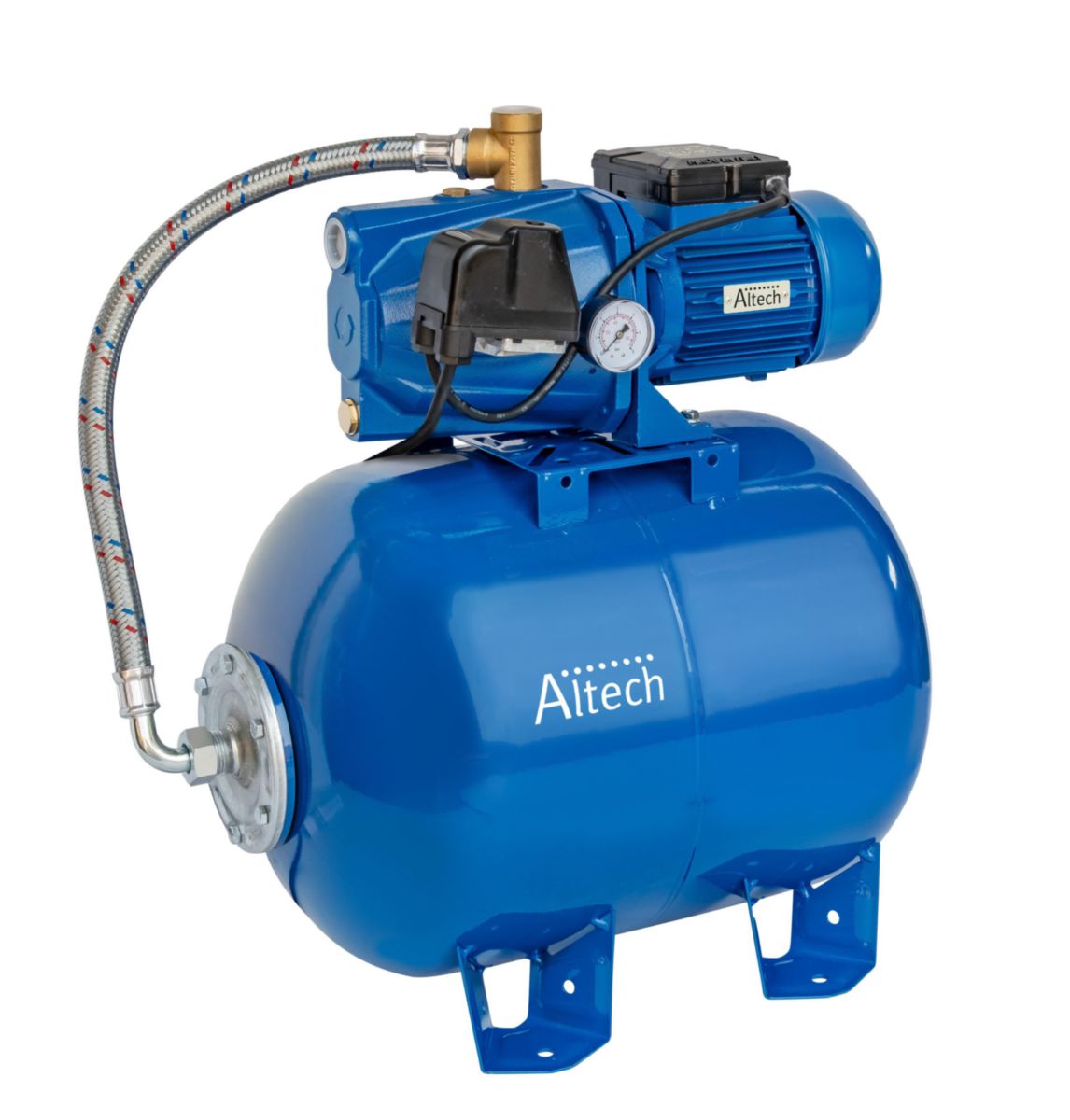 Groupe de surpression à fonctionnement automatique réalisé par électropompe auto-amorçante jet et réservoir lt.50. hp.1 v.230/50 réf. 101521350, altech. avec materiel.ci - Côte d'Ivoire, accédez à une quincaillerie de qualité sans quitter votre domicile en Côte d'Ivoire. une expérience d'achat en ligne simple et sécurisée.