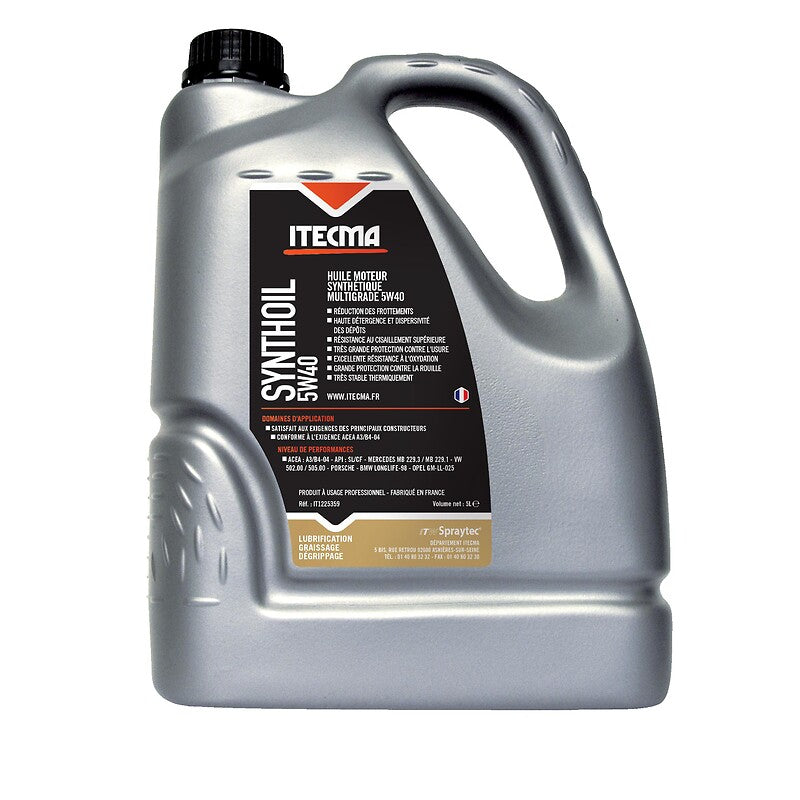 Huile de synthèse pour moteur synthoil 5w40 bidon 5l. materiel.ci - Côte d'Ivoire, votre destination en ligne pour tout ce qui concerne la quincaillerie en Côte d'Ivoire. achetez des outils et des matériaux de haute qualité sans quitter votre maison.