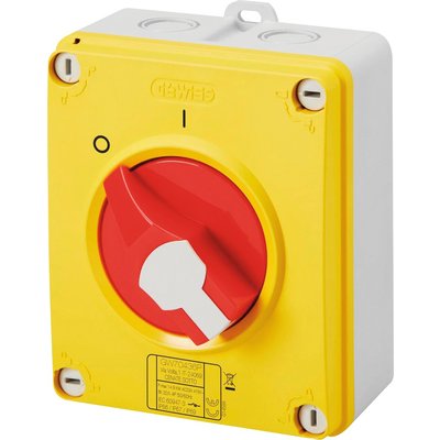 Interrupteur sectionneur - hp - urgence - en boitier isolant - 32a 4p - poigne rouge cadenassable - ip66/67/69 réf. gw70436p. avec materiel.ci - Côte d'Ivoire, accédez à une quincaillerie de qualité sans quitter votre domicile en Côte d'Ivoire. une expérience d'achat en ligne simple et sécurisée.