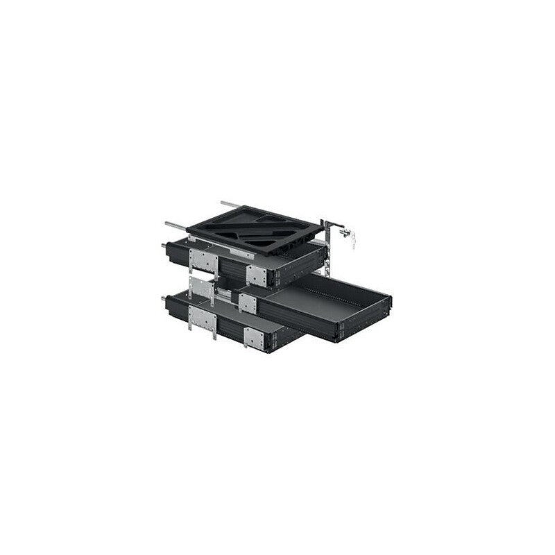 Kit de caisson 3 tiroirs sortie totale, silent system, 392 x 730, noir. materiel.ci - Côte d'Ivoire, votre boutique en ligne de quincaillerie en Côte d'Ivoire, offre des solutions pratiques et fiables. commandez facilement et recevez rapidement.