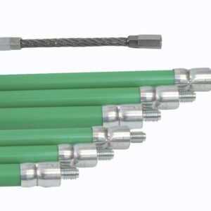 Kit de ramonage pour conduits fioul, bois et charbon, composé de 6 cannes vertes d 20 longueur 1,50 m et 1 câble de départ longueur 200 mm réf. 1585. faites de materiel.ci - Côte d'Ivoire votre fournisseur en ligne pour tous vos projets de quincaillerie en Côte d'Ivoire. des produits fiables et un service exceptionnel à votre disposition.