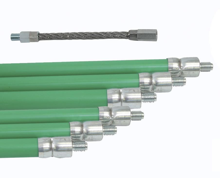 Kit de ramonage pour conduits fioul, bois et charbon, composé de 6 cannes vertes d 20 longueur 1,50 m et 1 câble de départ longueur 200 mm réf. 1585. faites de materiel.ci - Côte d'Ivoire votre fournisseur en ligne pour tous vos projets de quincaillerie en Côte d'Ivoire. des produits fiables et un service exceptionnel à votre disposition.