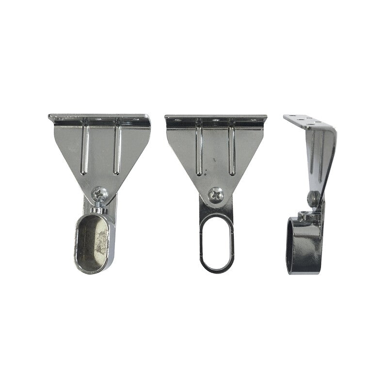 Kit de supports pour tubes ovale 30 x 15 sous-pente - 2 supports d'extrémité et 1 support central - chromé. materiel.ci - Côte d'Ivoire, c'est la boutique en ligne qui simplifie vos achats de quincaillerie en Côte d'Ivoire. trouvez tout ce dont vous avez besoin pour vos projets de bricolage et de construction.