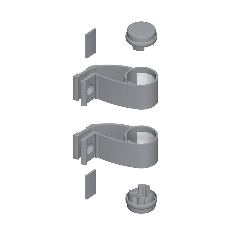 Kit supports enveloppants + bouchons 7319 finition noir. achetez en toute tranquillité avec materiel.ci - Côte d'Ivoire, votre expert en ligne en quincaillerie en Côte d'Ivoire. profitez de produits de haute performance livrés directement chez vous.