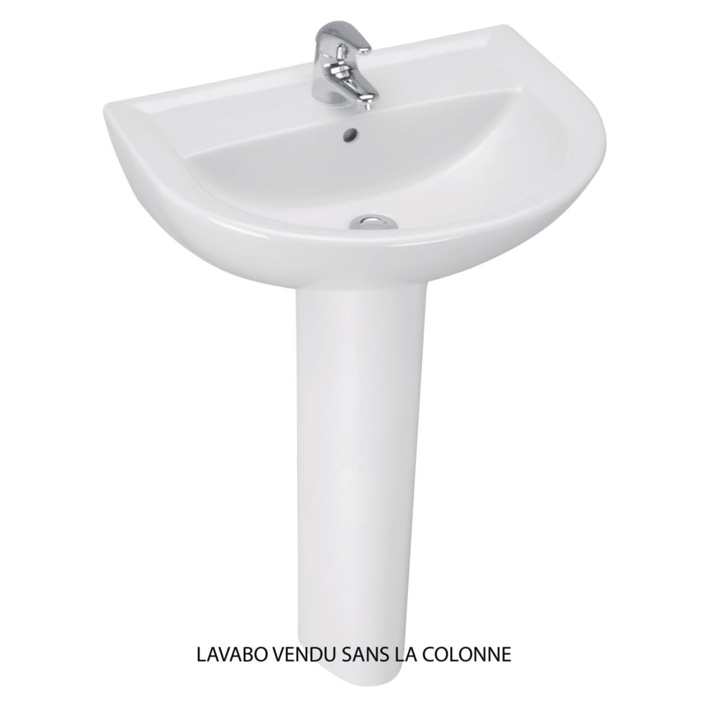 Lavabo ulysse 2 55 x 46 cm en grès avec trop-plein, blanc réf. p125501. materiel.ci - Côte d'Ivoire vous propose une expérience d'achat en ligne unique pour vos besoins de quincaillerie en Côte d'Ivoire. profitez de notre large sélection de produits.