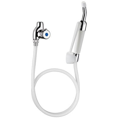 Lave-bassin complet à robinet d'arrêt, pistolet à gâchette, flexible et crochet réf. 2591. materiel.ci - Côte d'Ivoire, votre boutique en ligne de quincaillerie en Côte d'Ivoire, offre des solutions pratiques et fiables. commandez facilement et recevez rapidement.