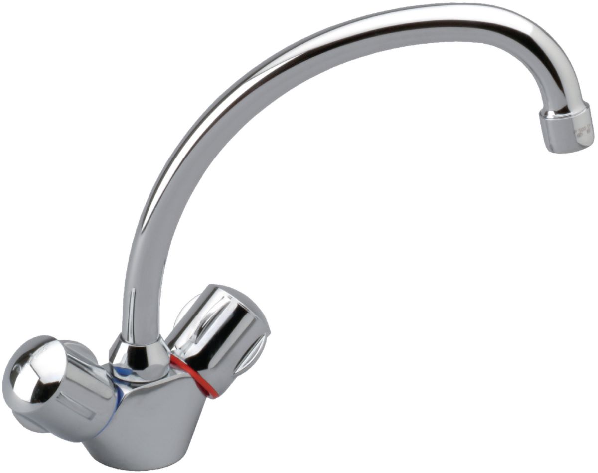 Mélangeur d'évier porcher ulysse c monotrou avec bec tube orientable, têtes 15 x 21 à clapet guidé, chromé, réf.d1689aa. materiel.ci - Côte d'Ivoire est votre boutique en ligne de référence pour tous vos besoins en quincaillerie en Côte d'Ivoire. découvrez une large gamme de produits de qualité pour vos projets de construction et de rénovation.
