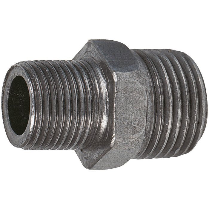 Mamelon réduit n° 245 fonte malléable noir mâle mâle diamètre : 33x26 réf. 24521065. pour tous vos besoins en quincaillerie, faites confiance à materiel.ci - Côte d'Ivoire, votre boutique en ligne en Côte d'Ivoire. un large choix de produits disponibles à portée de clic.