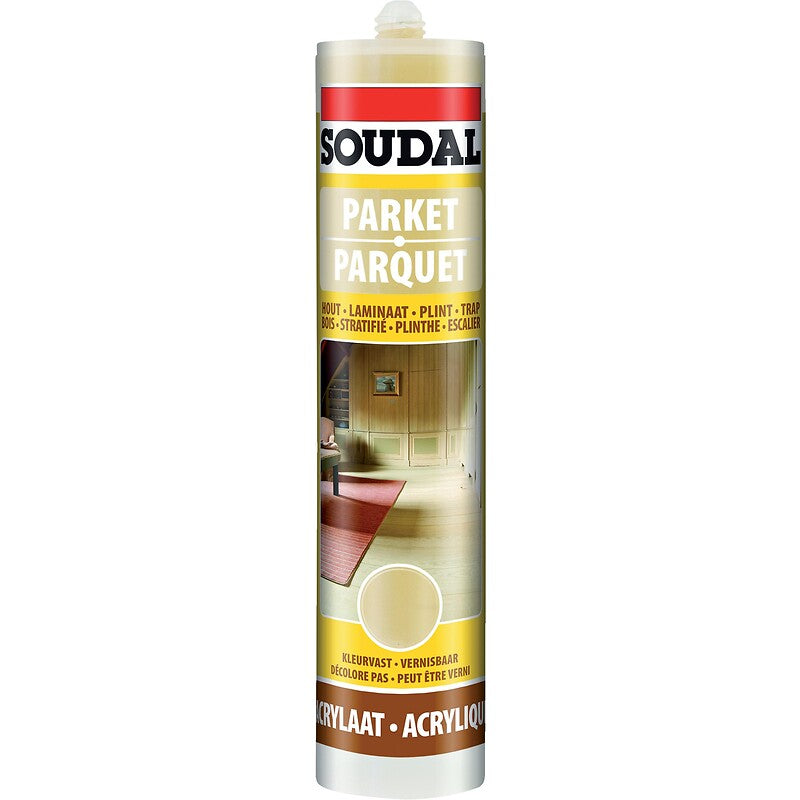 Mastic acrylique joints de parquets bois et stratifiés coloris blanc perle cartouche de 290 ml. optez pour materiel.ci - Côte d'Ivoire, votre boutique en ligne de quincaillerie en Côte d'Ivoire, pour des produits de qualité et un service client irréprochable.